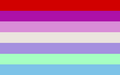 Ammolic/ametrian pride flag, created in 2018