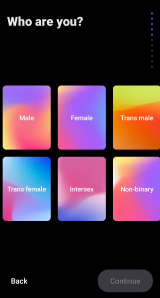 File:Taimi gender options 20 Sept 2021.png