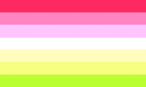 Genderfae lesbian (pink white yellow green).png