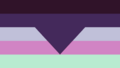 Varioxenic is a term for varioformic people who wish to have a physical form (related to gender identity) unlike any existing lifeform. This flag was created by combining the varioformic & xenic flags. Created by Anonymous.
