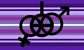 Orchidian pride flag. Background by flowerfallsyndrome and symbol by queerso.