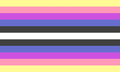 Alternate simplified amicagender flag.